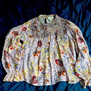 Velvet brand XS Floral Long Sleeve Blouse